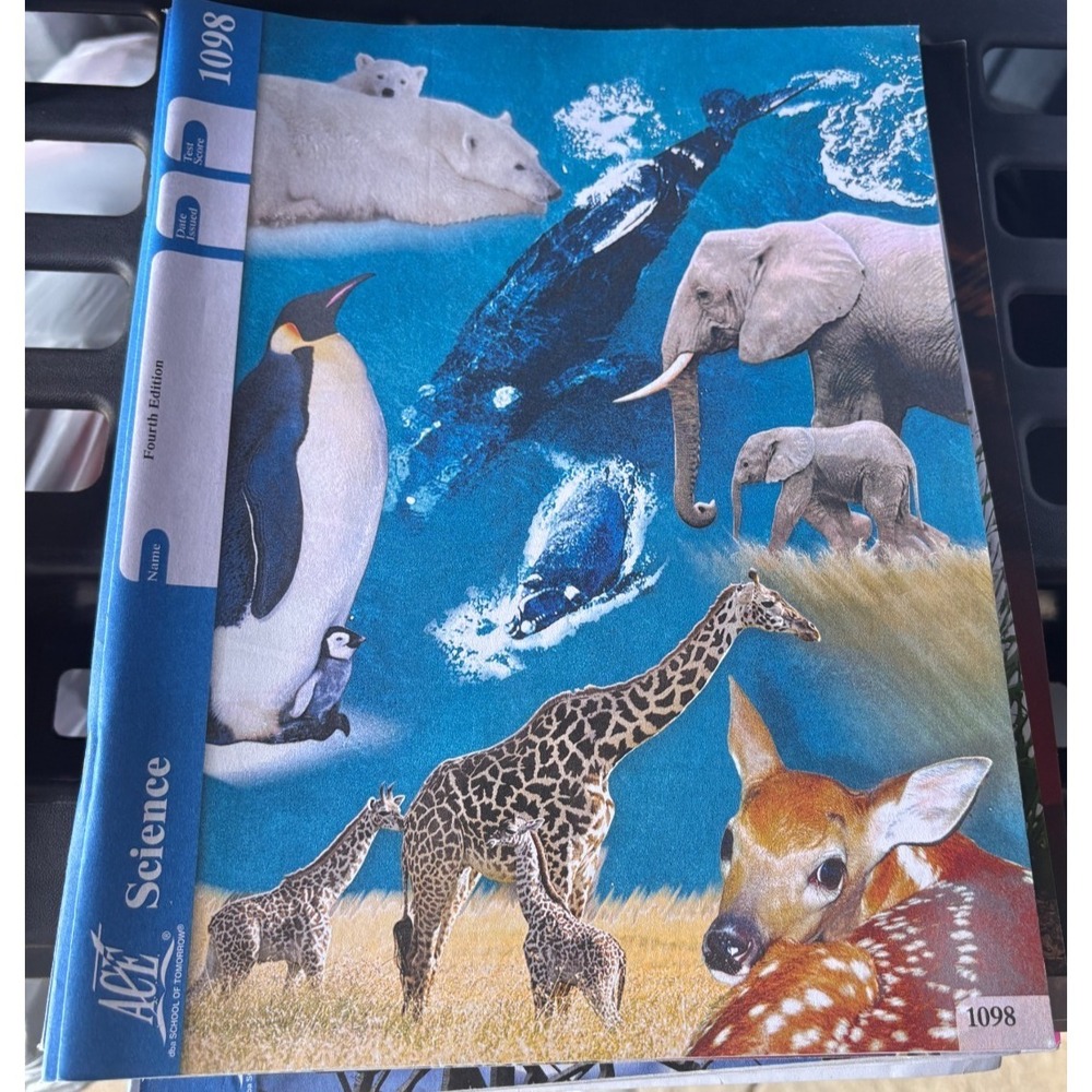 ACE Science 1098  homeschooling workbook